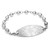 Silver Bead Bracelet and Designer Medical Tag