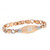 Rose Gold Heart Linking Medical Alert Bracelet