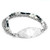 Shimmering Grey Bead and Chain Medical Bracelet