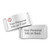 Brushed Steel Medical Alert Tag for Strap Bracelets
