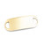 Gold Plated ID Tag for Custom Medical Bracelets Gold Plated ID Tag for Custom Medical Bracelets