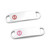 Pink and Red Polished Medical ID Alert Tags
