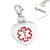 Epilepsy Stainless Steel Medical Alert Charm