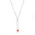 Slim Vertical Bar Medical ID Necklaces for Women