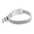 Grey Fabric Adjustable Medical Bracelet