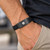 Black Fabric Adjustable Medical ID Bracelet