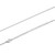 Silver adjustable chain 15.5 - 18.5 inch