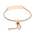 Rose Gold Bolo Medical Bracelet for Her