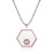 Oneida Small Medical Symbol Stainless Necklace Hexagon