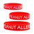 Peanut Allergy Bracelet - 3 Pack - (Medium) Peanut Allergy Bracelet - 3 Pack - (Medium)