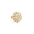 Gold Plated Steel Crystal Cluster for Echo Wrap Bracelets