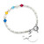 Autism Awareness Beaded Charm Bracelet