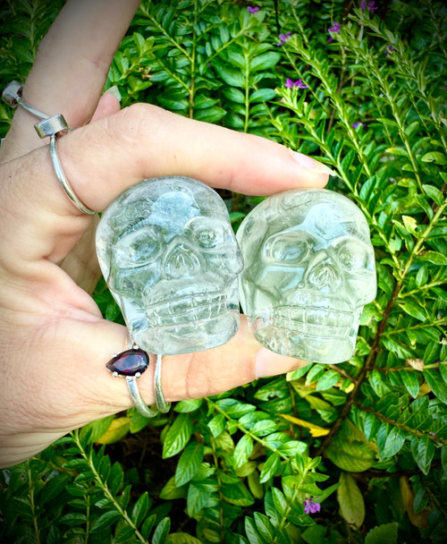 Clear Quartz Crystal Skull – High Quality Carved Quartz – 1.5”–2”