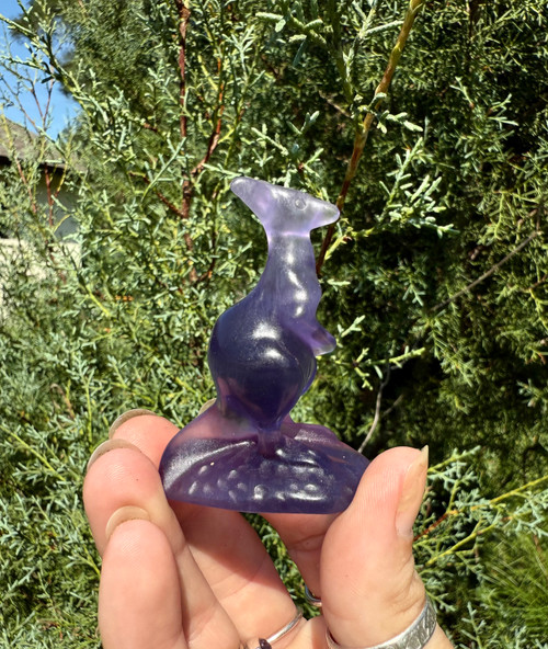 Fluorite Kangaroo for Gina Fluorite Kangaroo for Gina