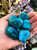 Blue Apatite Tumbles