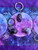 Amethyst Skull Key Chain - Dreamer apothecary