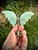 Caribbean Calcite Butterfly Wings on Metal Stand