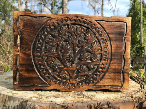 Tree of life wood box