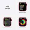Apple, MKN93B/A, Watch Series 7 GPS 45mm (PRODUCT)RED Aluminium Case With (PRODUCT)RED Sport Band, Red