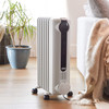 De'Longhi, TRRS0715E, Radia S Eco Digital Radiant Heater, Grey - Side View