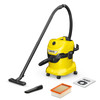 Karcher, 1.628-203.0, Wet And Dry Vacuum Cleaner WD 4, Yellow