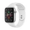 Apple, MWVD2B/A, Watch Series 5 44mm Silver Aluminium/White Sport Band, Silver