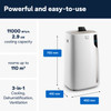 De'Longhi, PACEL112, Pinguino WIFI Portable Air Conditioner, White