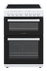 Powerpoint, P06C2V1WH, 60cm Double Cavity Ceramic Top Cooker, White
