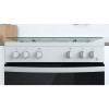 Indesit freestanding double cooker: 60cm, White