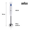 Braun, MQ10.201MWH, MultiQuick 1 Hand Blender 450W White