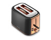 Kenwood, TCP05.C0DG, Abbey Lux 2 Slice Toaster, Black - Top View