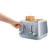 De'Longhi, CTL4003.GY, Blue Luminosa 4 Slice Toaster, Blue