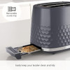 Morphy Richards, 220033, Hive 2 slice toaster, Grey