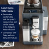 De'Longhi, EXAM440.55.G, Rivelia Fully Automatic Bean-to-Cup Coffee Machine, Pebble Grey