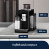 De'Longhi, EXAM440.55.B, Rivelia Fully Automatic Bean-to-Cup Coffee Machine, Black