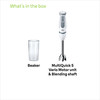 Braun, MQ5200, MultiQuick 5 Vario Hand Blender 1000W, White