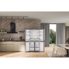 Whirlpool, WQ9B2LG, French Door 90cm Fridge Freezer 4 Door, Silver