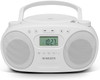 Roberts, ZOOMBOXFMW, Boom box Cd Player, White