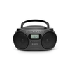 Roberts, ZOOMBOXFMBK, Boom box Cd Player, Black