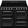 Smeg, TR4110IBL2, 110cm Victoria Electric Range Cooker, Black