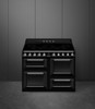Smeg, TR4110IBL2, 110cm Victoria Electric Range Cooker, Black