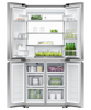 Fisher & Paykel, RF500QNUX1, Freestanding Quad Door Refrigerator Freezer, 79cm, 498L, Stainless Steel