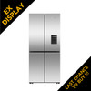 Ex Display Fisher & Paykel, RF500QNUX1, Freestanding Quad Door Refrigerator Freezer, 79cm, 498L, Stainless Steel
