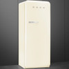 Smeg, FAB28RCR5UK, 60cm 50s Style Fridge, Cream