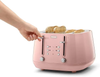 De'Longhi, CTY4003.PK, Eclettica Toaster, Pink De'Longhi, CTY4003.PK, Eclettica Toaster, Pink