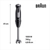 Braun, MQ55236M, MultiQuick 5 Pro Hand Blender, Black