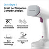 Braun, GS5011PU, QuickStyle 5 Garment steamer, White Purple