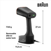 Braun, GS7077BK, QuickStyle 7 Garment steamer, Black Copper