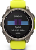 Garmin, 010-02906-21, Fenix 8 47mm Sapphire Solar, Titanium Yellow
