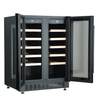 PowerPoint, P39AD2D40, Dual Zone Wine Cooler 40 bottles, Black